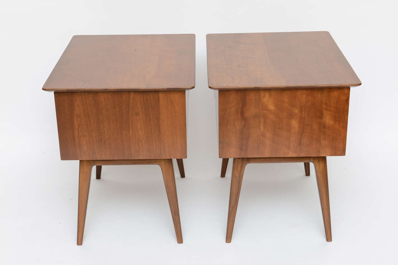 Mid-20th Century Classic Renzo Rutili Bedside Tables for Johnson Furniture